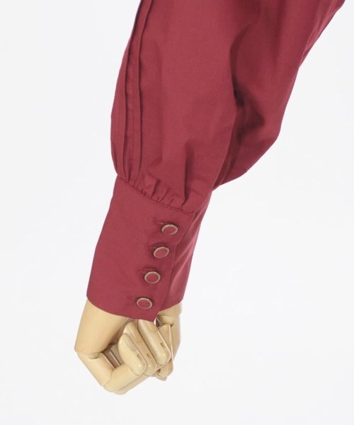 希少 美品 KRIZIA リネン チャイナ風 ロングシャツ 38 チャイナ風金具ロングシャツ｜アクシーズファムの通販｜&mall