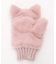 ふわふわファーねこミトン