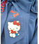 ハローキティ刺繍ブラウス