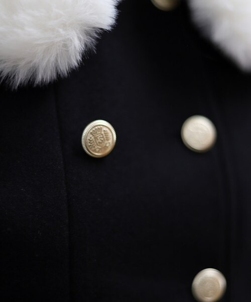 裾レースショートコート｜アクシーズファムの通販｜&mall（アンド