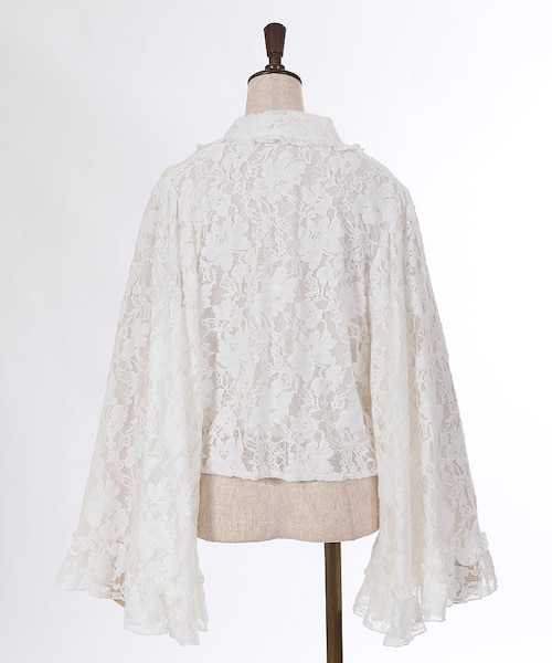 【axes femme】起毛レース姫袖風ボレロ 起毛レース姫袖風ボレロ｜アクシーズファムの通販｜&mall