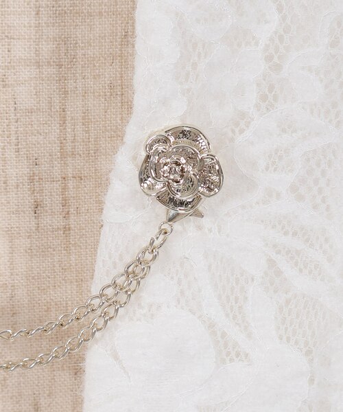 起毛レース姫袖風ボレロ｜アクシーズファムの通販｜&mall