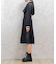 ハイウエストフラシワンピース