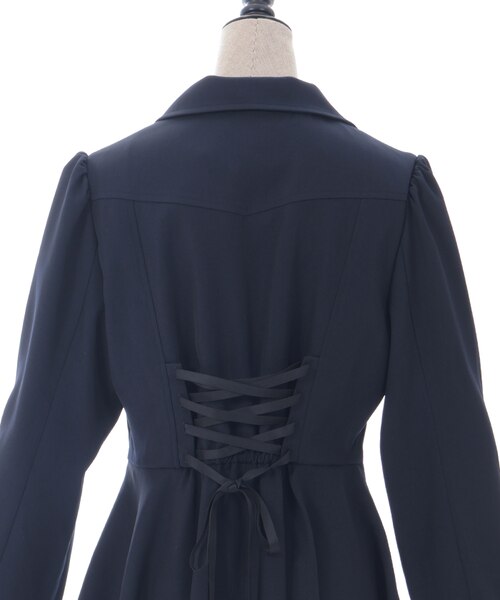 燕尾デザインロングジャケット｜アクシーズファムの通販｜&mall