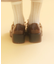リボン付ローファーパンプス