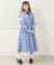 フラワーキャットロングワンピース