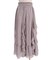 シフォン×ラッフルフリルスカート