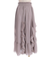 シフォン×ラッフルフリルスカート