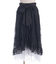 グラデレースフリルスカート