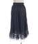 グラデレースフリルスカート