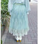 グラデレースフリルスカート