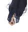 チュールフリルハイネックブラウス