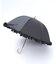 フリル使い晴雨兼用ショート傘