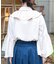 姫袖風リボン付フリルブラウス