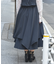 シャツ巻き風イレヘムスカート