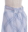 シアーチェックフレアスカート