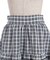 チェックイレヘムスカート
