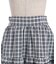 チェックイレヘムスカート