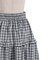 チェックイレヘムスカート