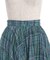 シワ加工チェック柄スカート