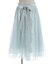 レース×チュールスカート