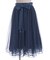 レース×チュールスカート