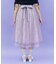 レース×チュールスカート