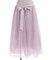 レース×チュールスカート