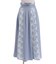 ローズベルト付ジャカードスカート