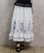 リボン×ブーケ刺繍スカート