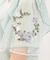 チュール×刺繍フレア袖プルオーバー