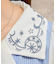 星座刺繍アシメドッキングワンピース