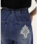 ワイドストレートデニムパンツ