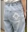 ワイドストレートデニムパンツ