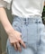 ワイドストレートデニムパンツ