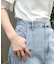 ワイドストレートデニムパンツ