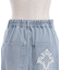 ワイドストレートデニムパンツ