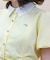 バイカラーシャツミニワンピース