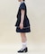 バイカラーシャツミニワンピース