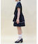 バイカラーシャツミニワンピース