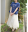 裾レースチュールスカート