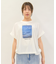 接触冷感天体柄プリントＴ