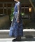 彼岸花柄プリーツジャンスカ