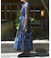 彼岸花柄プリーツジャンスカ