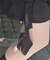 ベルト付きフラシショートパンツ