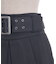 ベルト付きフラシショートパンツ
