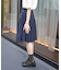ダブルチェーンプリーツスカート