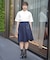 ダブルチェーンプリーツスカート