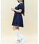 バイカラードッキングミニワンピース