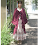 オフショル風フリルガウン